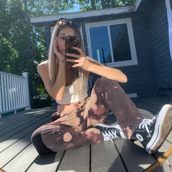 Under Armour Pants - Under Armour Bleached Tie Dye Sweatpants